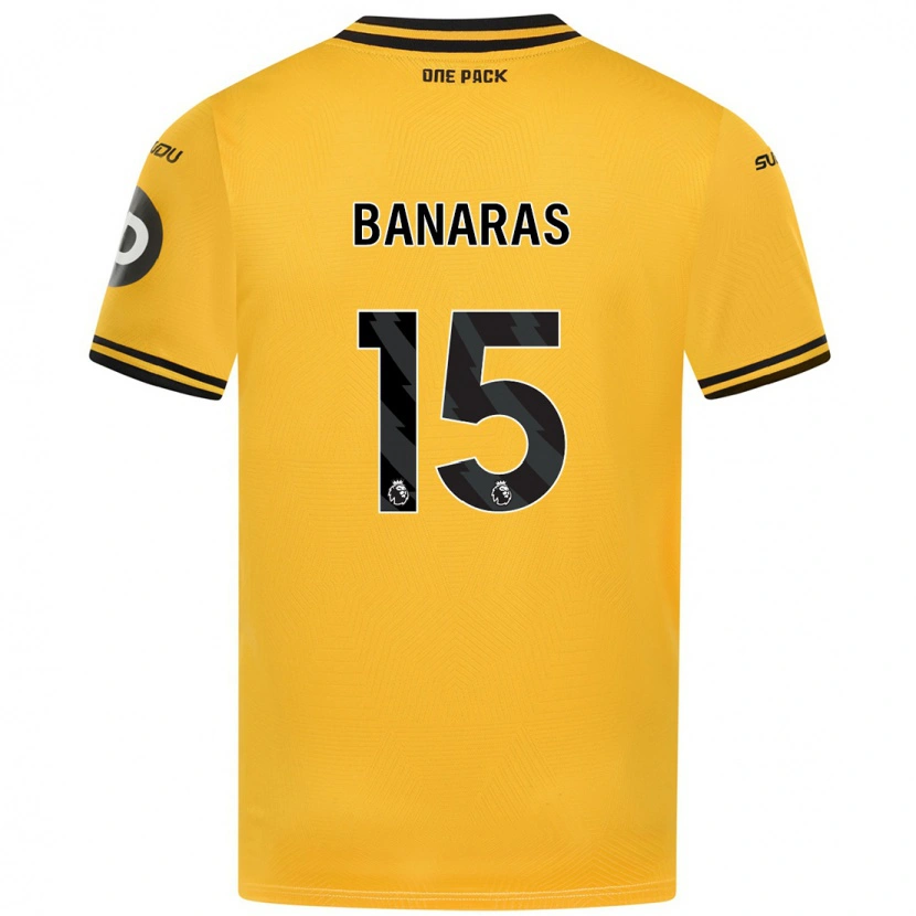 Danxen Niño Camiseta Layla Banaras #15 Amarillo 1ª Equipación 2024/25 La Camisa México