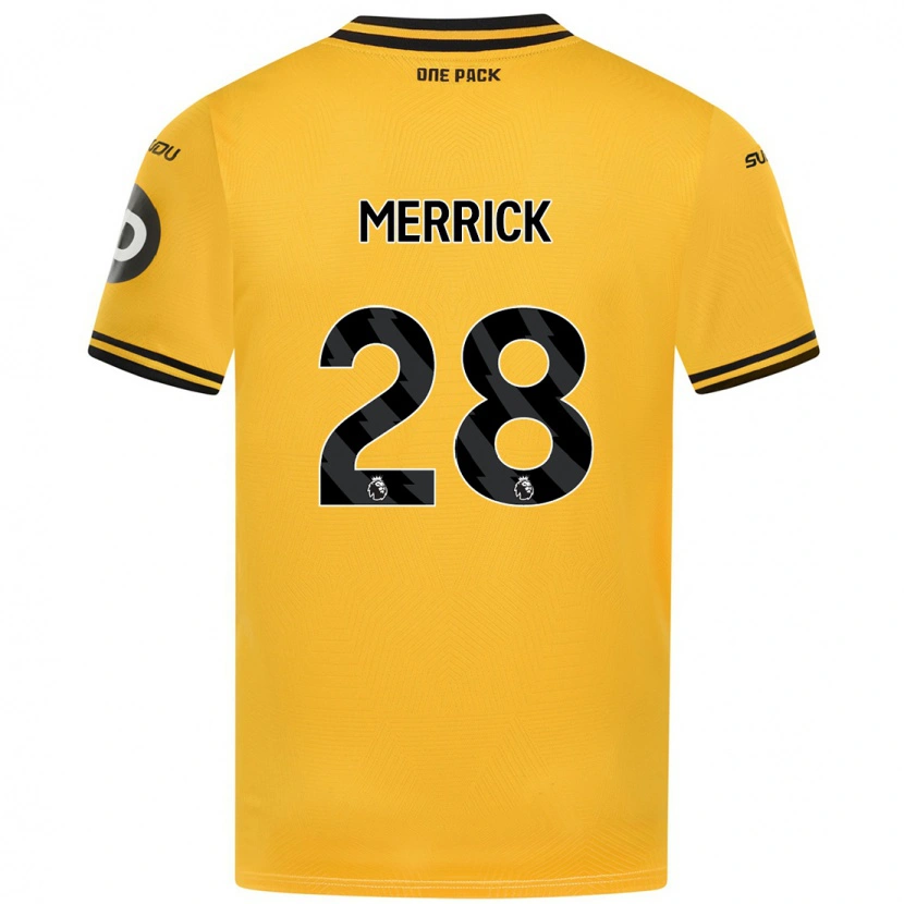 Danxen Niño Camiseta Beth Merrick #28 Amarillo 1ª Equipación 2024/25 La Camisa México