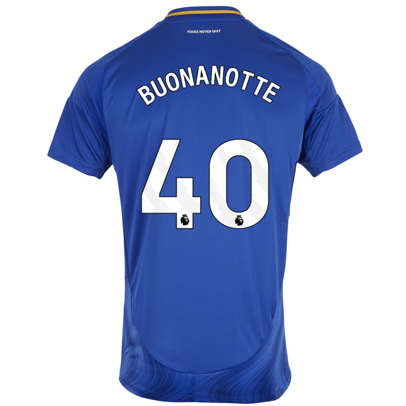 Danxen Niño Camiseta Facundo Buonanotte #40 Azul Blanco 1ª Equipación 2024/25 La Camisa México