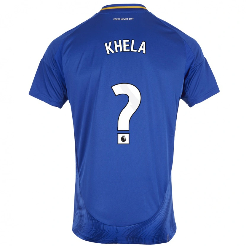 Danxen Niño Camiseta Reiss Khela #0 Azul Blanco 1ª Equipación 2024/25 La Camisa México