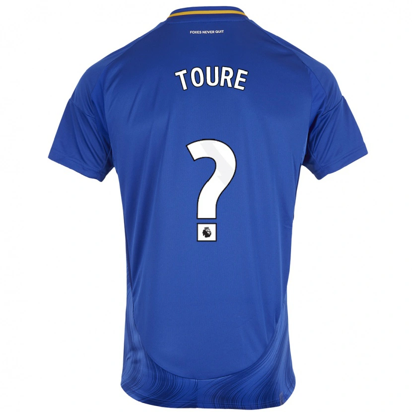Danxen Niño Camiseta Yassine Toure #0 Azul Blanco 1ª Equipación 2024/25 La Camisa México