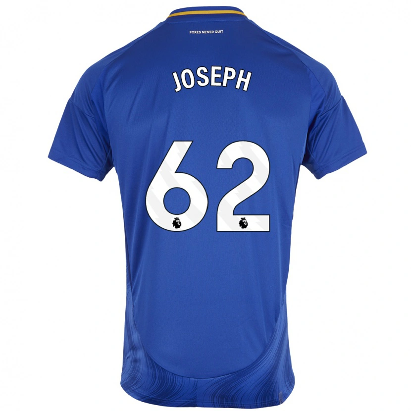Danxen Niño Camiseta Jayden Joseph #62 Azul Blanco 1ª Equipación 2024/25 La Camisa México