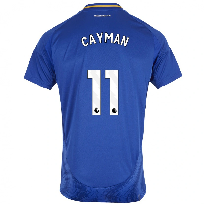Danxen Niño Camiseta Janice Cayman #11 Azul Blanco 1ª Equipación 2024/25 La Camisa México