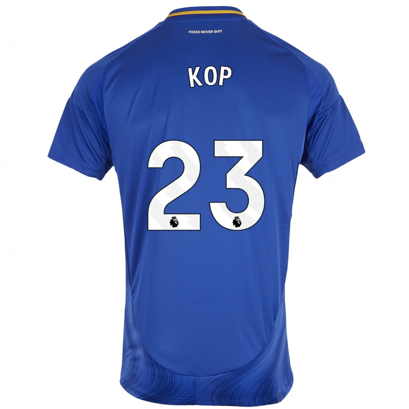 Danxen Niño Camiseta Lize Kop #23 Azul Blanco 1ª Equipación 2024/25 La Camisa México