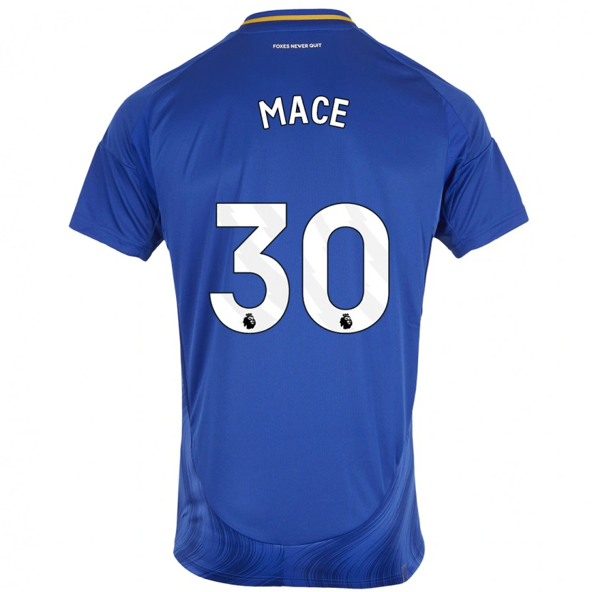 Danxen Niño Camiseta Ruby Mace #30 Azul Blanco 1ª Equipación 2024/25 La Camisa México