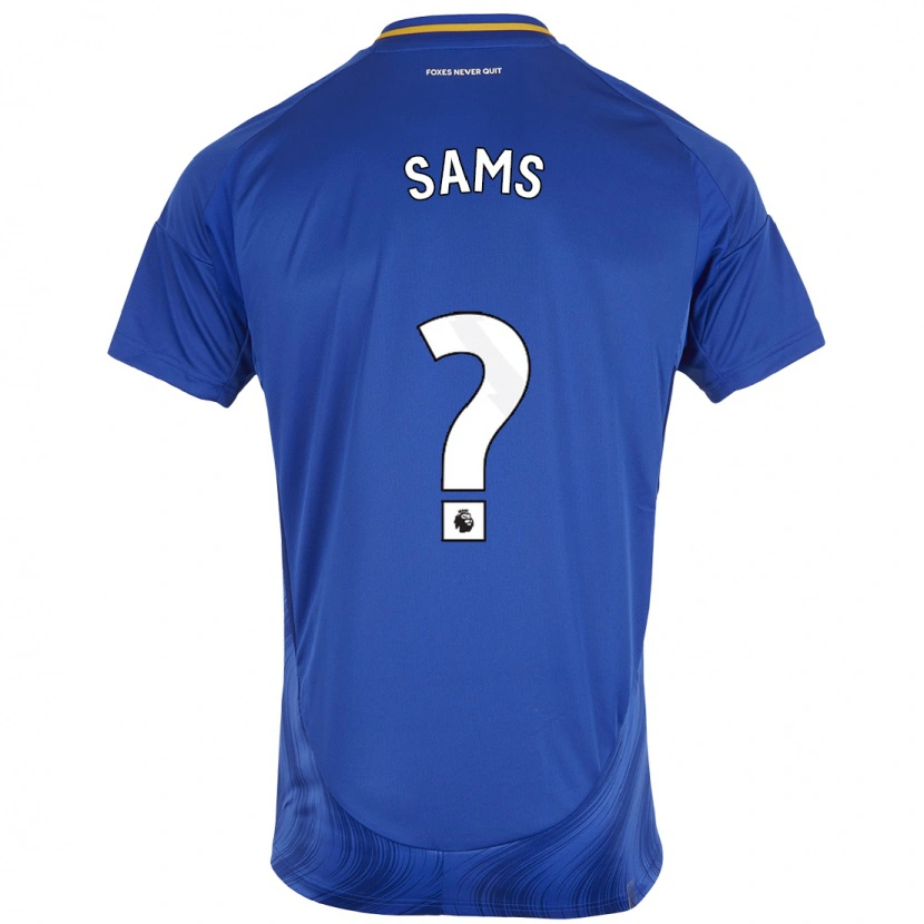 Danxen Niño Camiseta Tom Sams #0 Azul Blanco 1ª Equipación 2024/25 La Camisa México