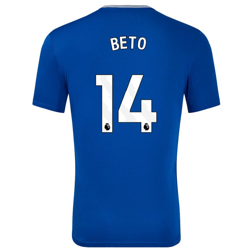 Danxen Niño Camiseta Beto #14 Azul Con 1ª Equipación 2024/25 La Camisa México