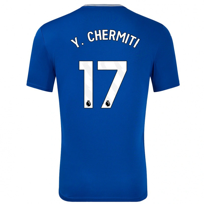 Danxen Niño Camiseta Chermiti #17 Azul Con 1ª Equipación 2024/25 La Camisa México