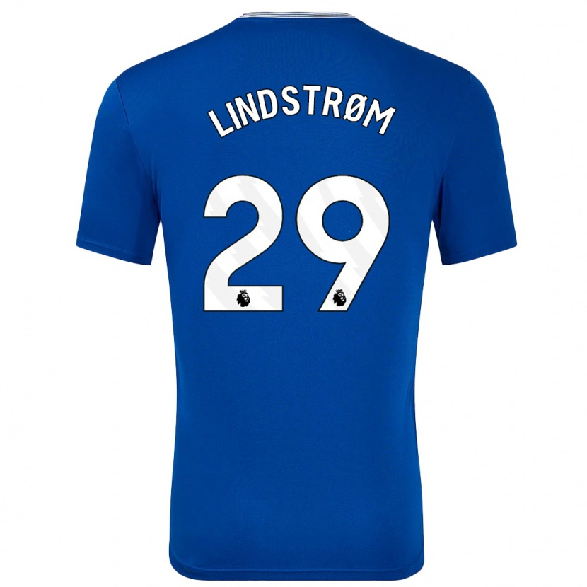 Danxen Niño Camiseta Jesper Lindstrøm #29 Azul Con 1ª Equipación 2024/25 La Camisa México