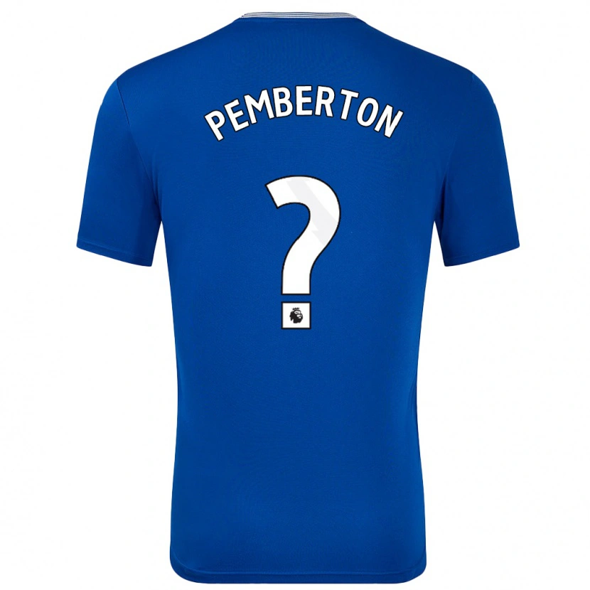 Danxen Niño Camiseta Dafi-Tomos Pemberton #0 Azul Con 1ª Equipación 2024/25 La Camisa México