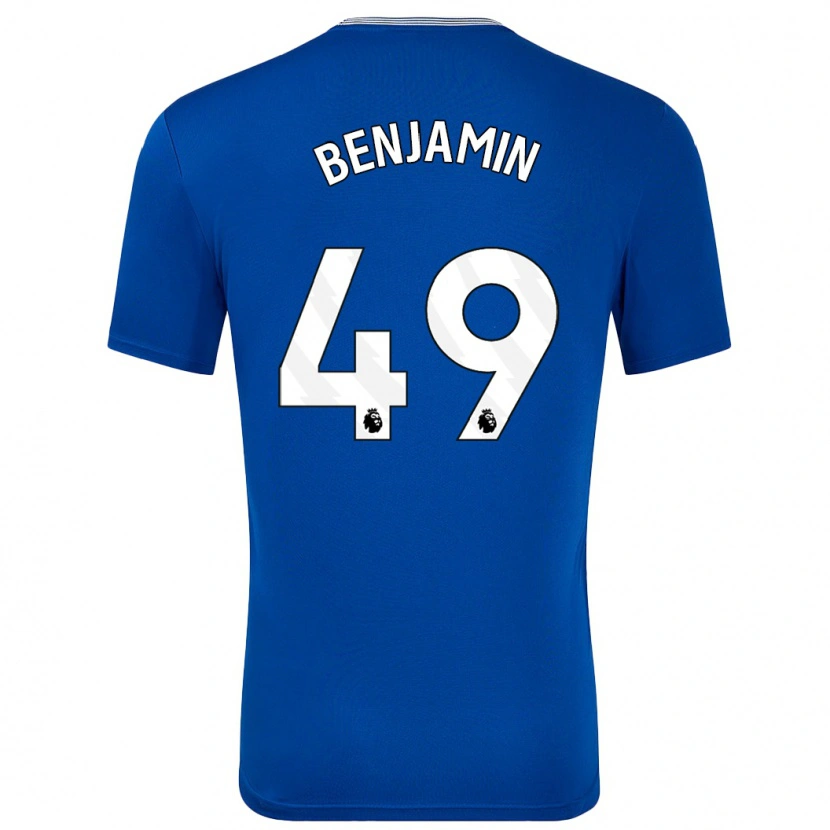 Danxen Niño Camiseta Omari Benjamin #49 Azul Con 1ª Equipación 2024/25 La Camisa México