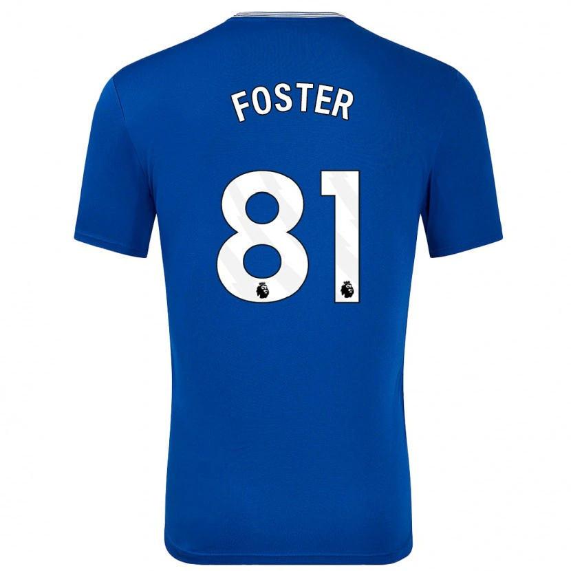 Danxen Niño Camiseta Harvey Foster #81 Azul Con 1ª Equipación 2024/25 La Camisa México