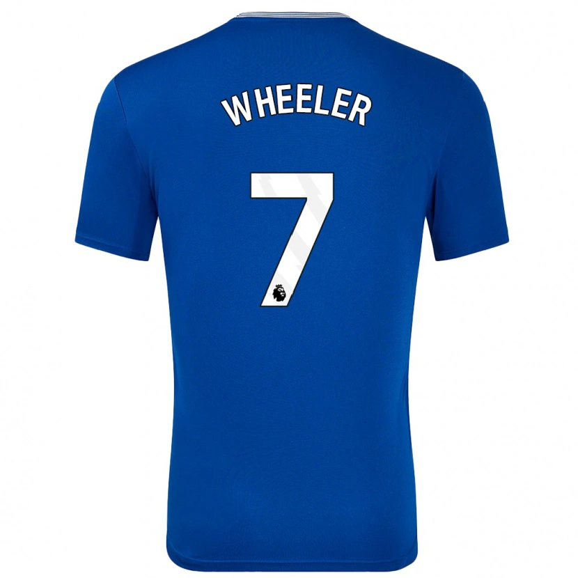 Danxen Niño Camiseta Clare Wheeler #7 Azul Con 1ª Equipación 2024/25 La Camisa México