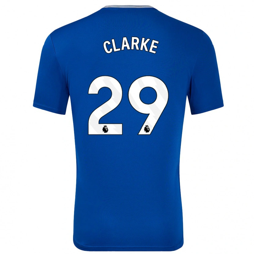 Danxen Niño Camiseta Abbey Clarke #29 Azul Con 1ª Equipación 2024/25 La Camisa México
