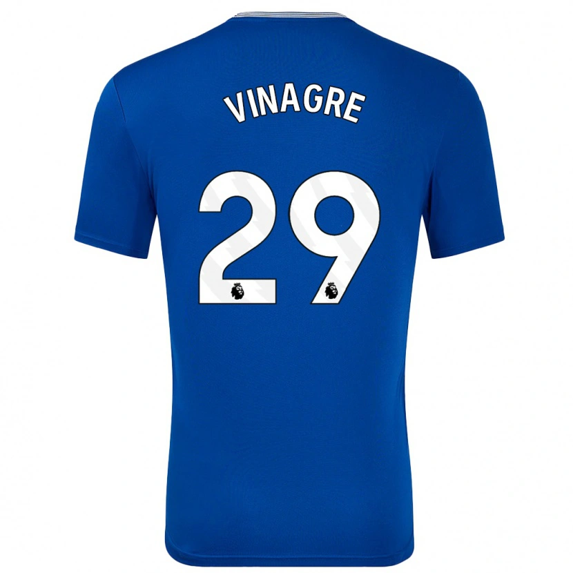 Danxen Niño Camiseta Ruben Vinagre #29 Azul Con 1ª Equipación 2024/25 La Camisa México