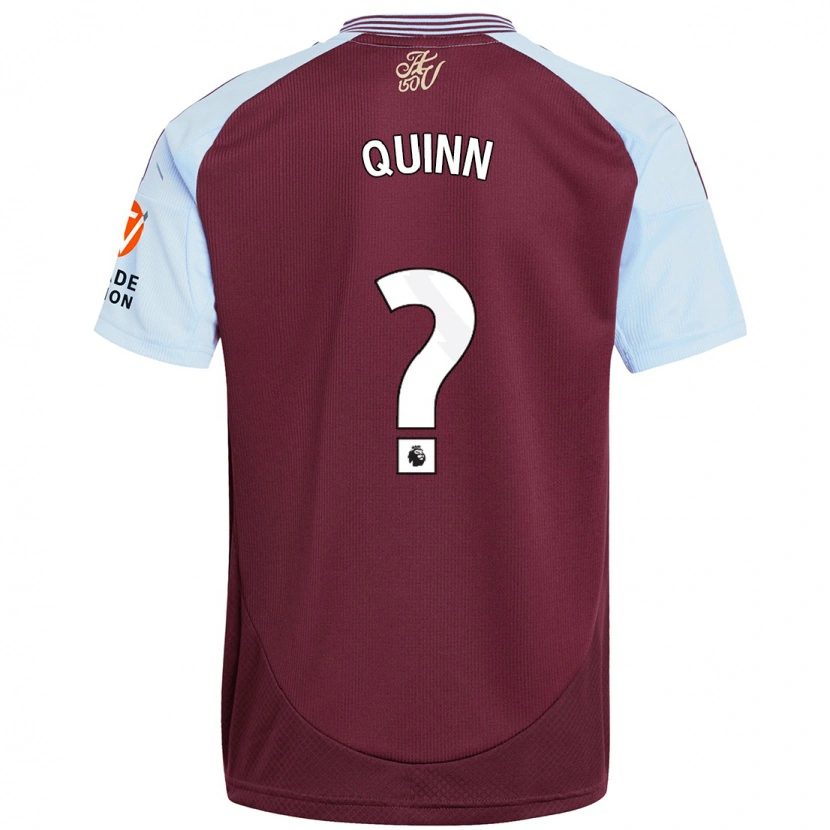 Danxen Niño Camiseta Keilan Quinn #0 Borgoña Azul Cielo 1ª Equipación 2024/25 La Camisa México