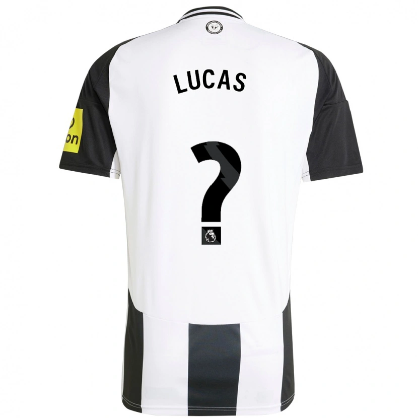 Danxen Niño Camiseta Kayden Lucas #0 Blanco Negro 1ª Equipación 2024/25 La Camisa México