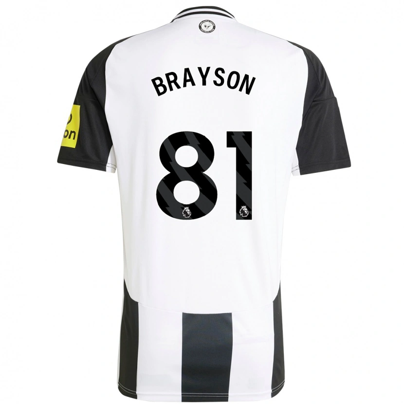 Danxen Niño Camiseta Joe Brayson #81 Blanco Negro 1ª Equipación 2024/25 La Camisa México