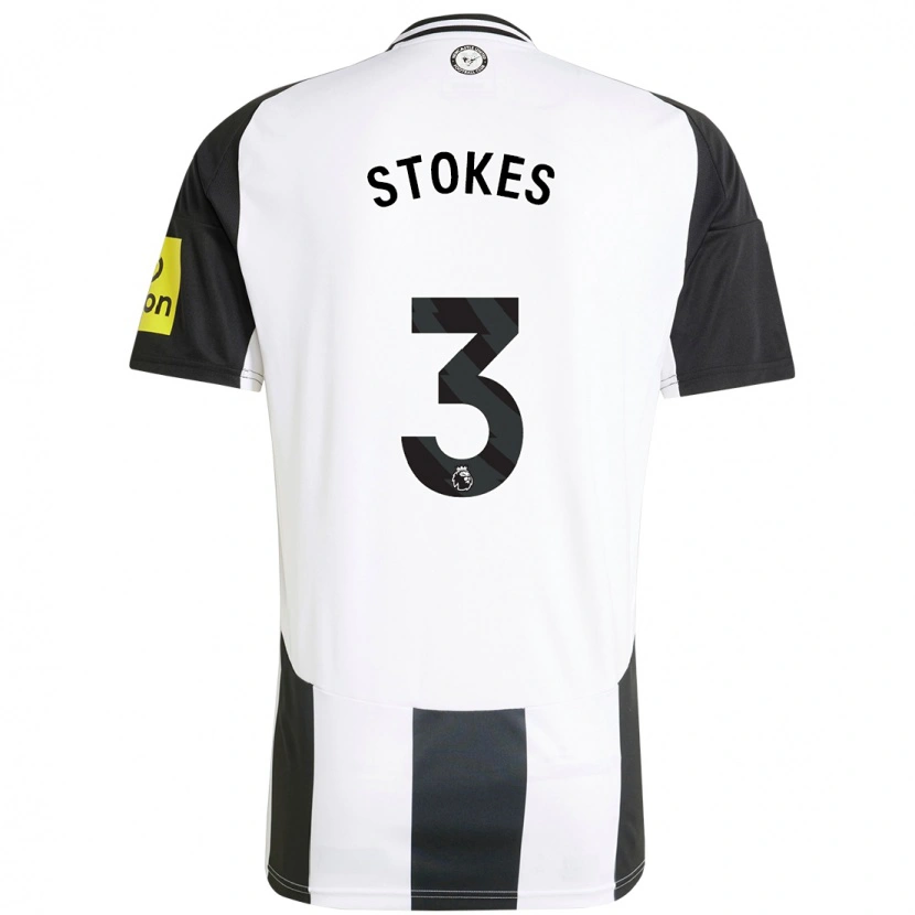 Danxen Niño Camiseta Demi Stokes #3 Blanco Negro 1ª Equipación 2024/25 La Camisa México