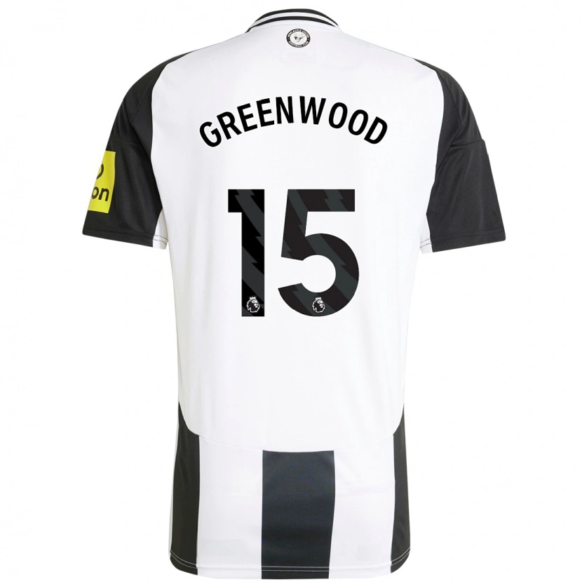 Danxen Niño Camiseta Hannah Greenwood #15 Blanco Negro 1ª Equipación 2024/25 La Camisa México