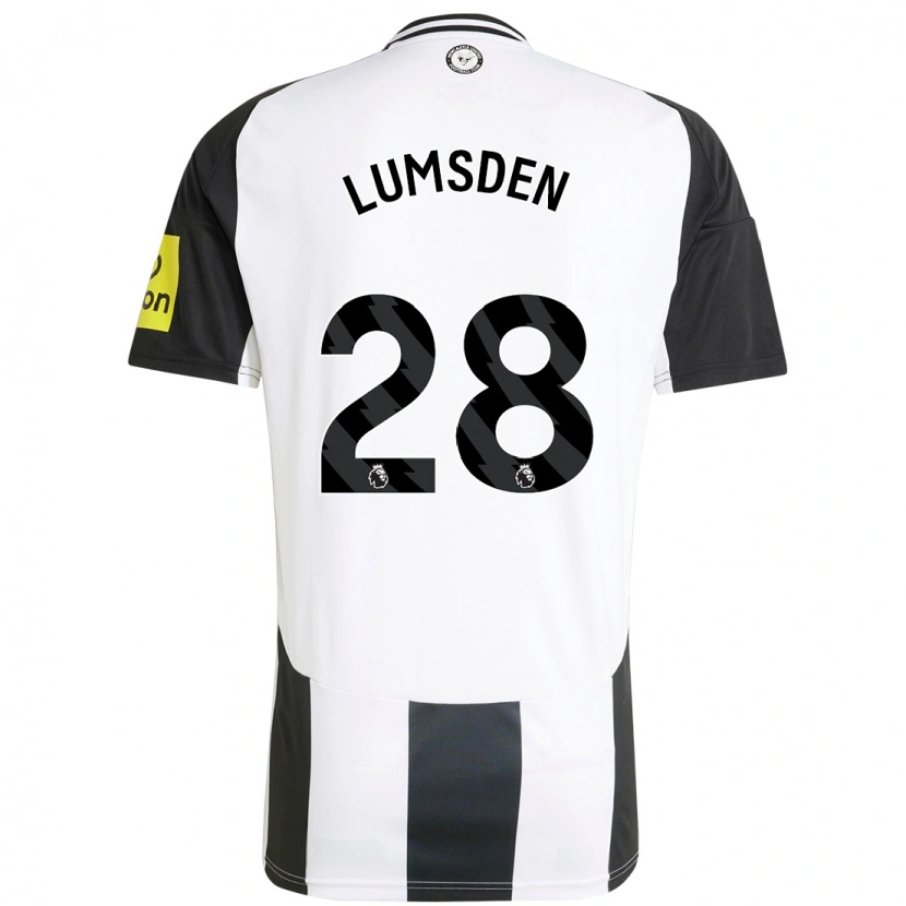 Danxen Niño Camiseta Beth Lumsden #28 Blanco Negro 1ª Equipación 2024/25 La Camisa México