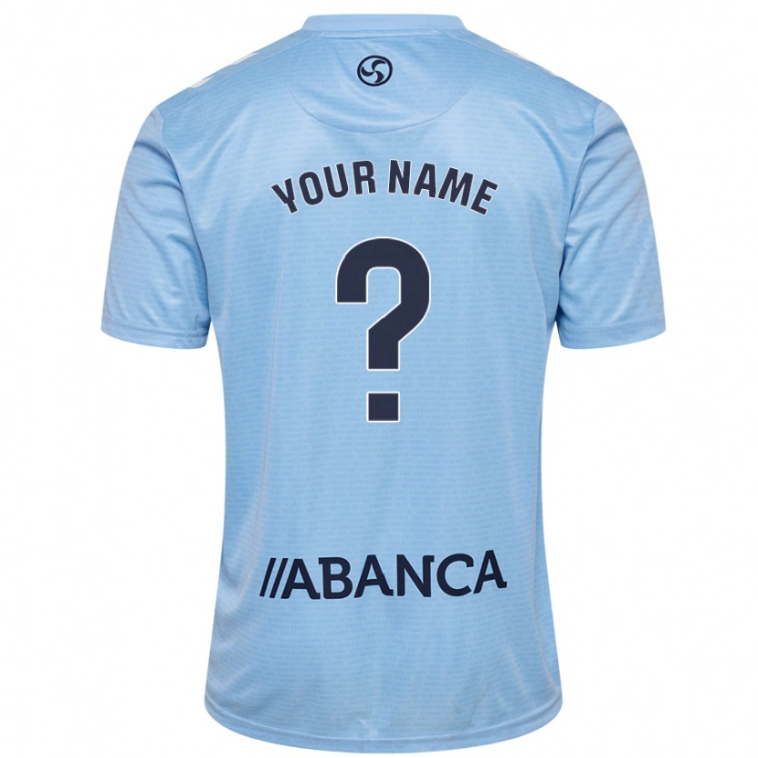 Danxen Niño Camiseta Su Nombre #0 Azul Cielo 1ª Equipación 2024/25 La Camisa México