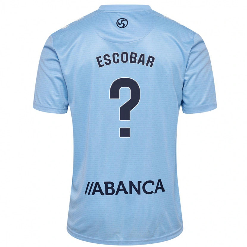 Danxen Niño Camiseta Jordi Escobar #0 Azul Cielo 1ª Equipación 2024/25 La Camisa México