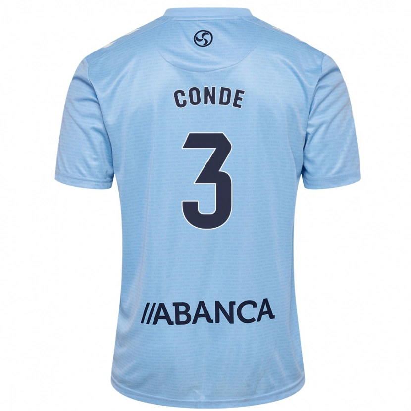 Danxen Niño Camiseta Tincho Conde #3 Azul Cielo 1ª Equipación 2024/25 La Camisa México