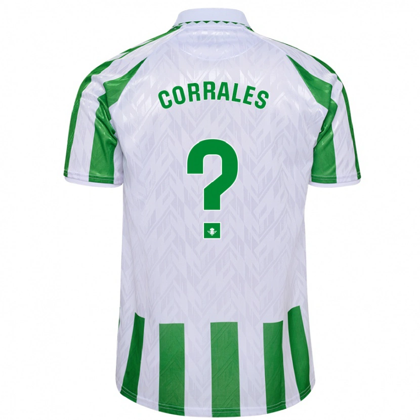 Danxen Niño Camiseta Fran Corrales #0 Verde Rayas Blancas 1ª Equipación 2024/25 La Camisa México