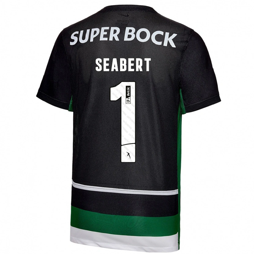 Danxen Niño Camiseta Hannah Grace Seabert #1 Negro Blanco Verde 1ª Equipación 2024/25 La Camisa México