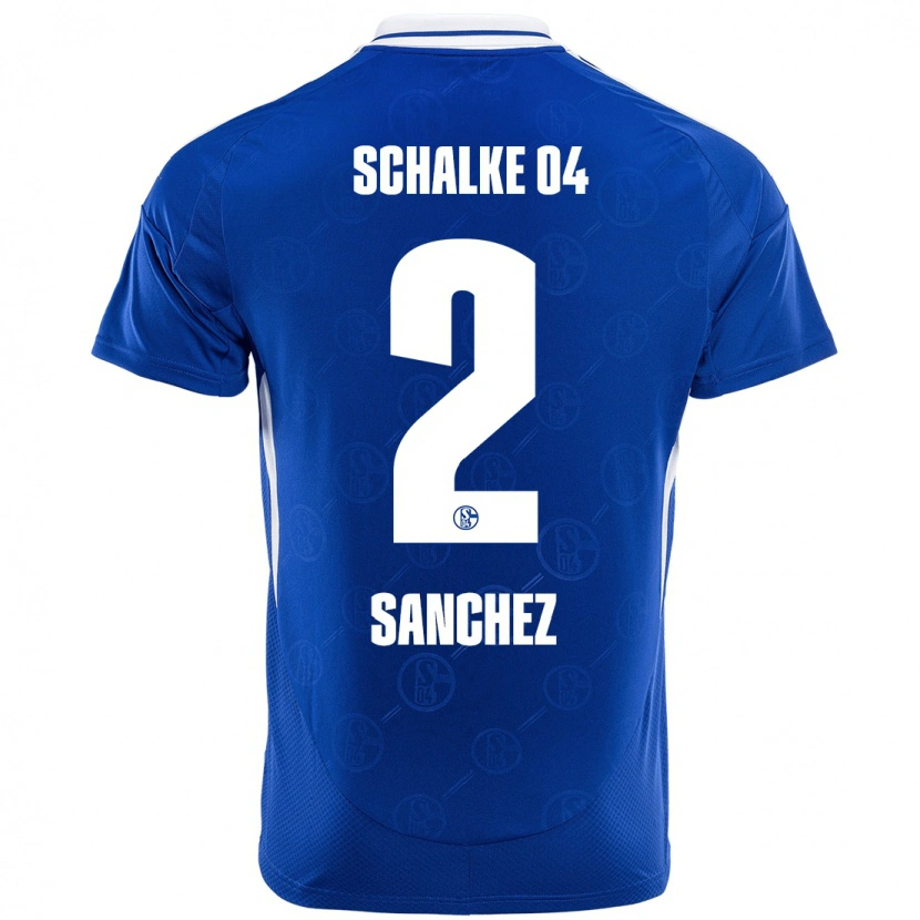 Danxen Niño Camiseta Felipe Sánchez #2 Azul Real 1ª Equipación 2024/25 La Camisa México