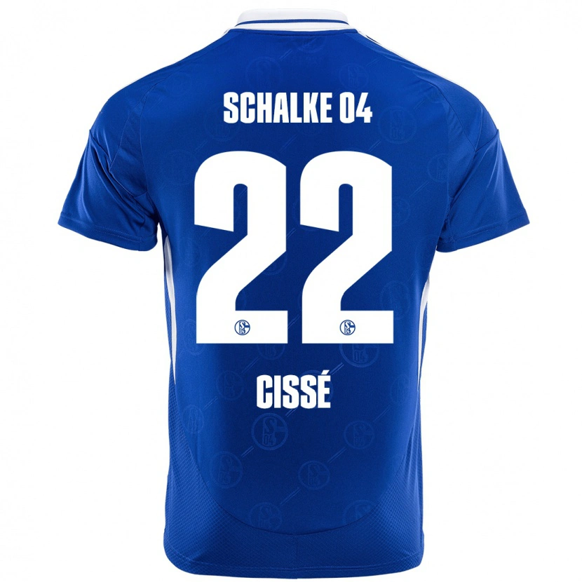 Danxen Niño Camiseta Ibrahima Cissé #22 Azul Real 1ª Equipación 2024/25 La Camisa México