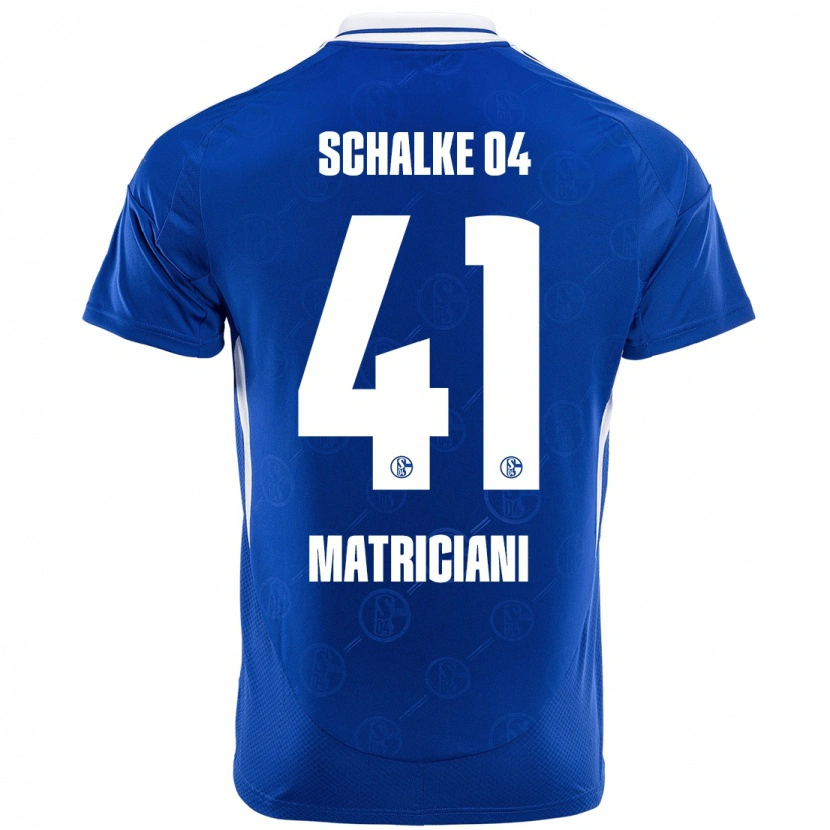 Danxen Niño Camiseta Henning Matriciani #41 Azul Real 1ª Equipación 2024/25 La Camisa México