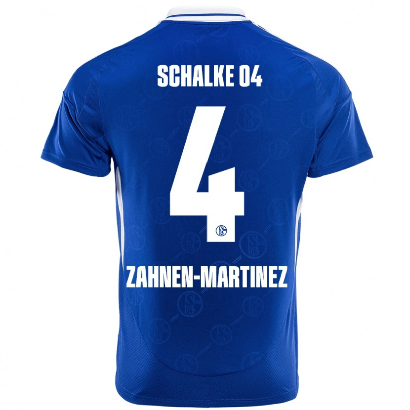 Danxen Niño Camiseta Pablo Zahnen-Martinez #4 Azul Real 1ª Equipación 2024/25 La Camisa México