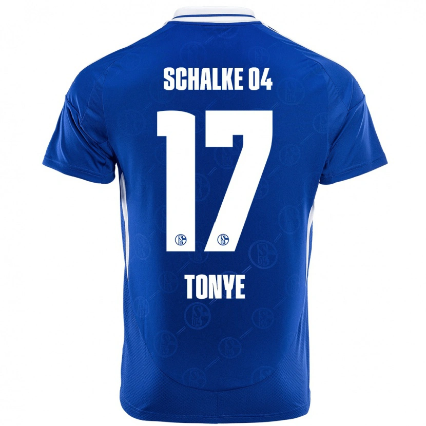 Danxen Niño Camiseta Yannick Tonye #17 Azul Real 1ª Equipación 2024/25 La Camisa México