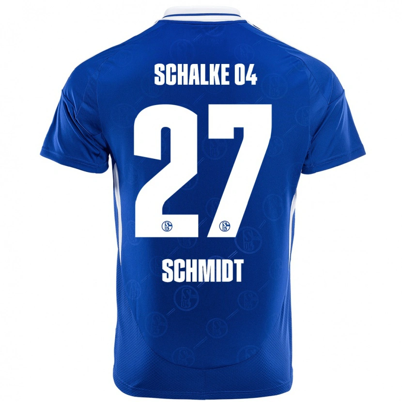 Danxen Niño Camiseta Tim Schmidt #27 Azul Real 1ª Equipación 2024/25 La Camisa México
