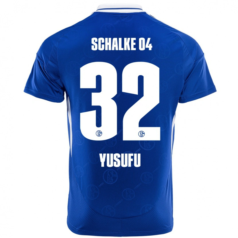 Danxen Niño Camiseta Faaris Yusufu #32 Azul Real 1ª Equipación 2024/25 La Camisa México