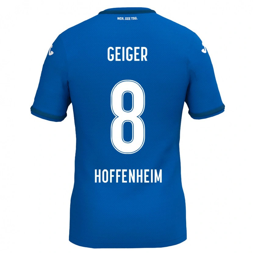 Danxen Niño Camiseta Dennis Geiger #8 Azul Real 1ª Equipación 2024/25 La Camisa México