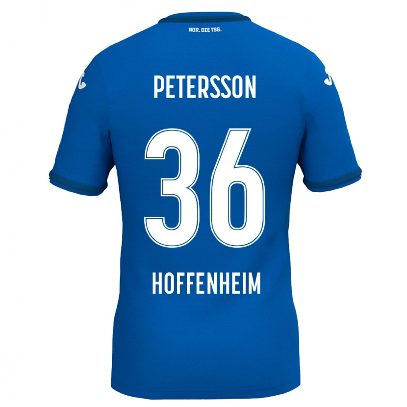 Danxen Niño Camiseta Lúkas Petersson #36 Azul Real 1ª Equipación 2024/25 La Camisa México