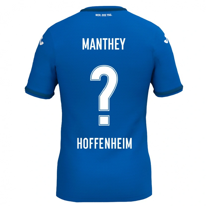 Danxen Niño Camiseta Kevin Manthey #0 Azul Real 1ª Equipación 2024/25 La Camisa México