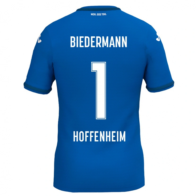 Danxen Niño Camiseta Nico Biedermann #1 Azul Real 1ª Equipación 2024/25 La Camisa México
