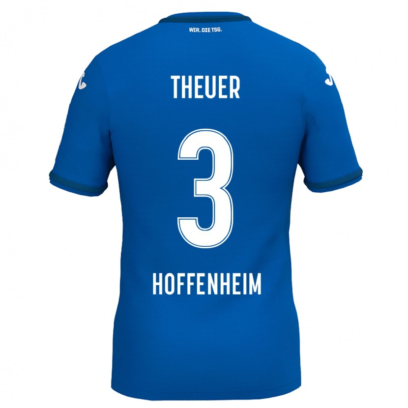 Danxen Niño Camiseta Maximilian Theuer #3 Azul Real 1ª Equipación 2024/25 La Camisa México