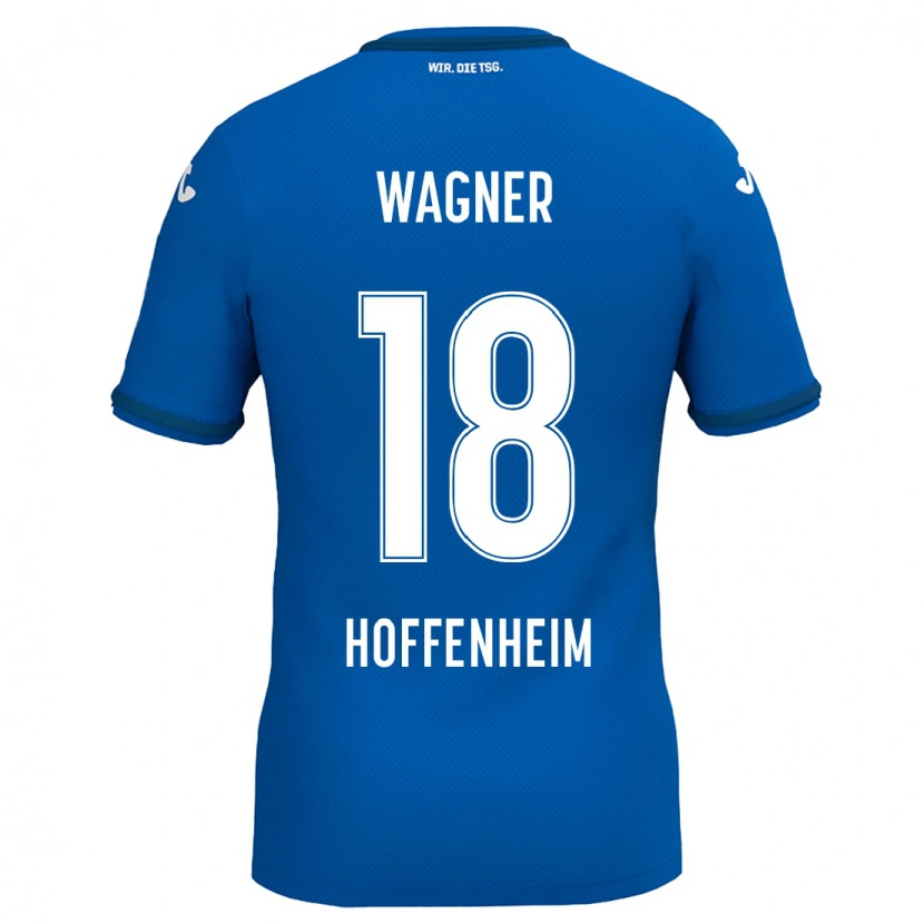 Danxen Niño Camiseta Ricardo Wagner #18 Azul Real 1ª Equipación 2024/25 La Camisa México