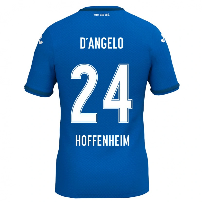 Danxen Niño Camiseta Chiara D'angelo #24 Azul Real 1ª Equipación 2024/25 La Camisa México