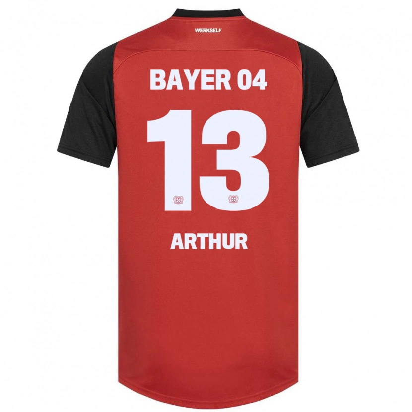 Danxen Niño Camiseta Arthur #13 Rojo Negro 1ª Equipación 2024/25 La Camisa México