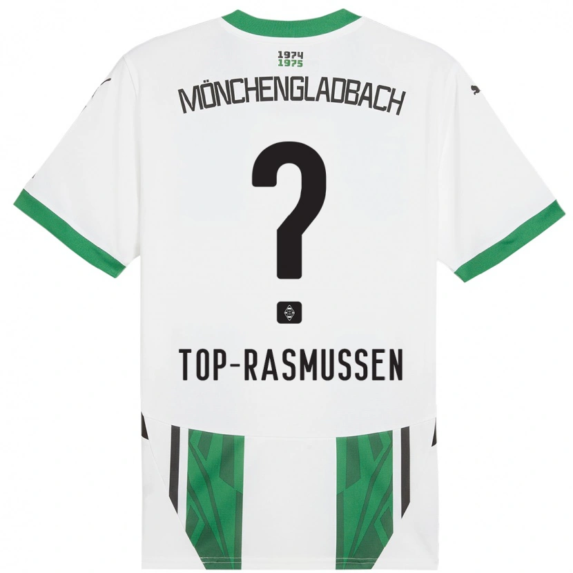 Danxen Niño Camiseta Tristan Top-Rasmussen #0 Blanco Verde 1ª Equipación 2024/25 La Camisa México