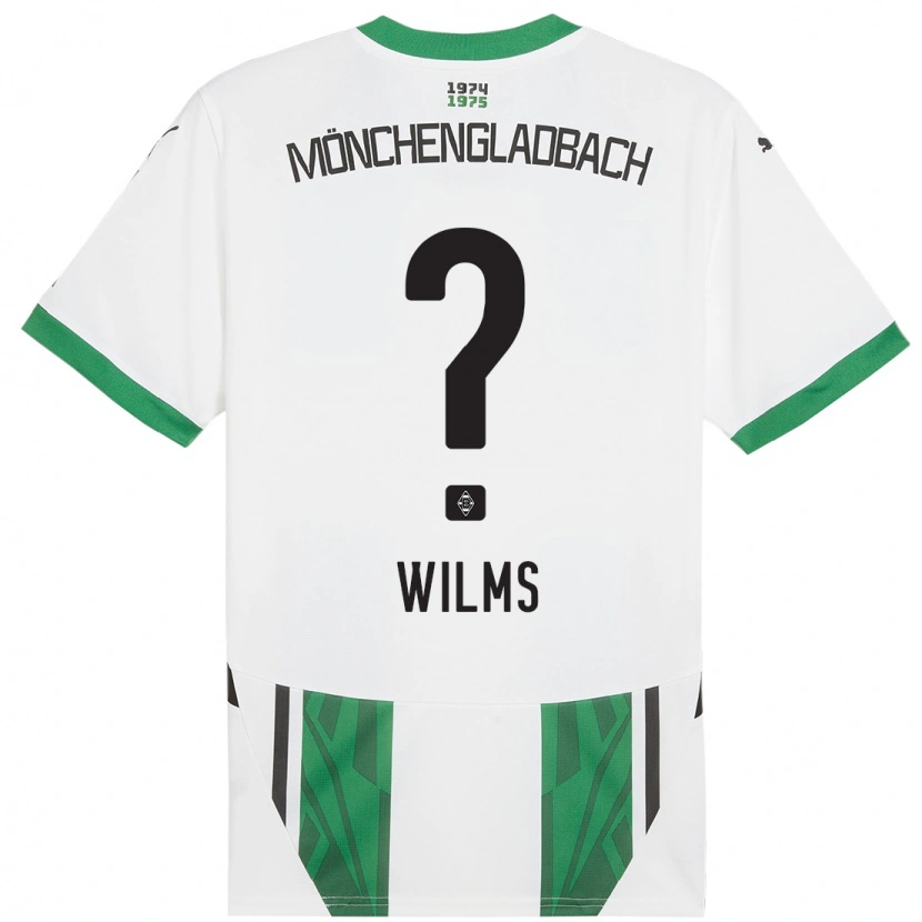 Danxen Niño Camiseta Felix Wilms #0 Blanco Verde 1ª Equipación 2024/25 La Camisa México