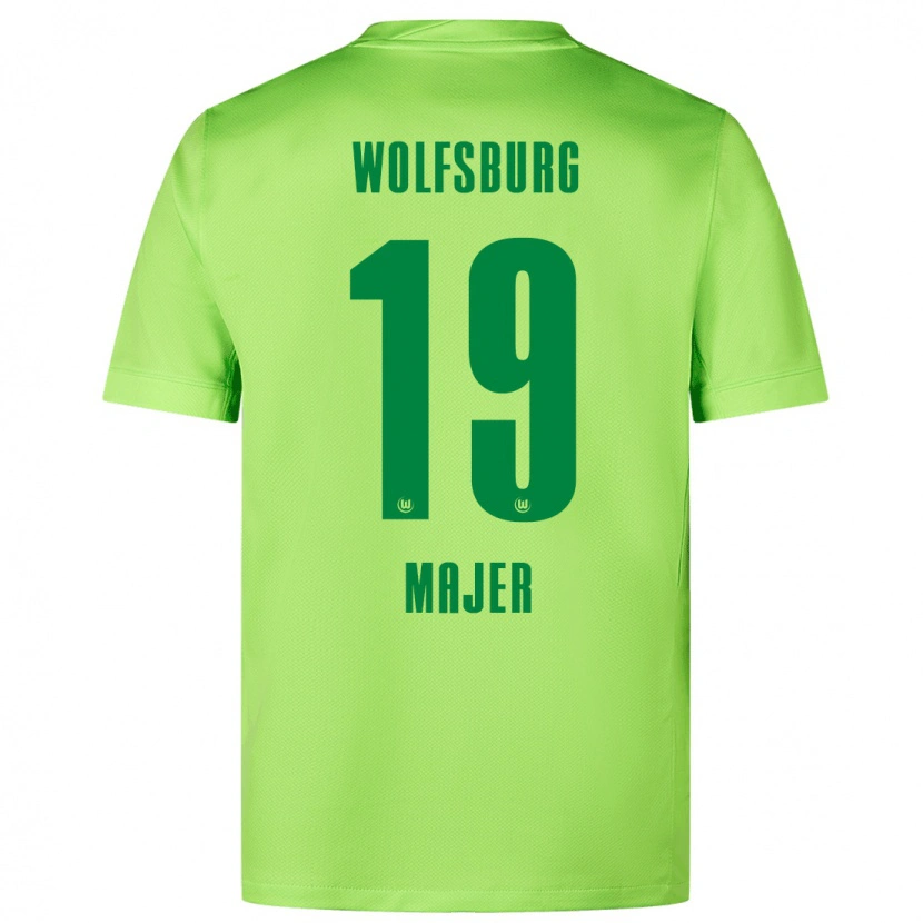 Danxen Niño Camiseta Lovro Majer #19 Verde Fluorescente 1ª Equipación 2024/25 La Camisa México