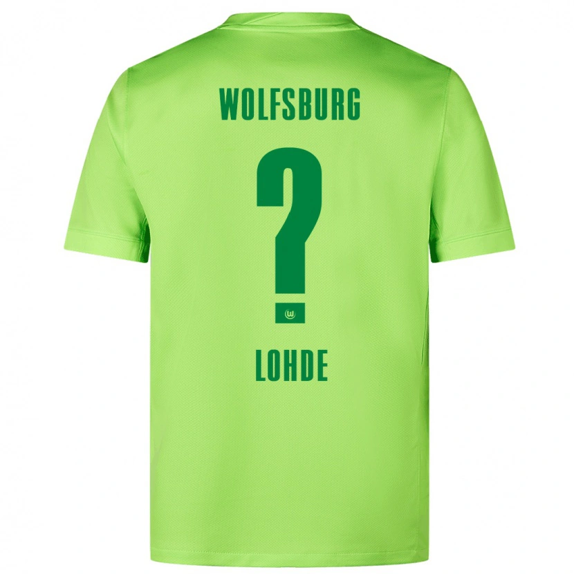 Danxen Niño Camiseta Sven Lohde #0 Verde Fluorescente 1ª Equipación 2024/25 La Camisa México