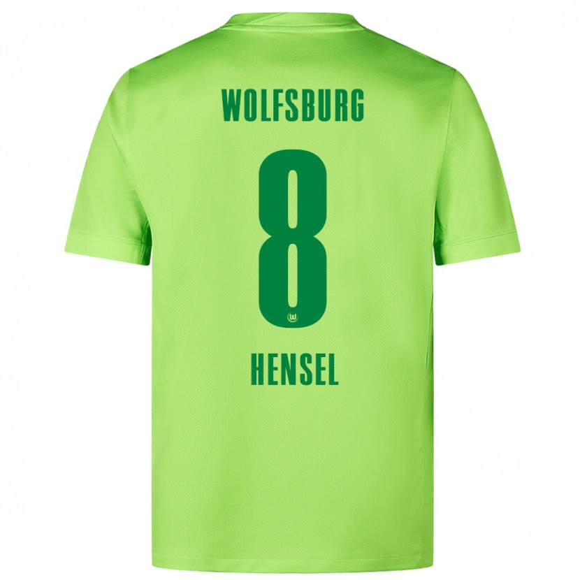 Danxen Niño Camiseta Pharell Hensel #8 Verde Fluorescente 1ª Equipación 2024/25 La Camisa México